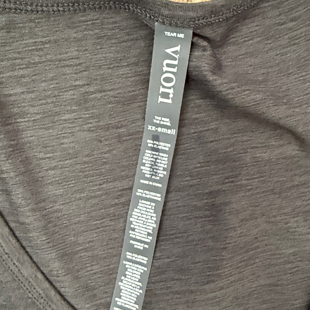 Vuori Charcoal V-Neck romper - Picture 3 of 4